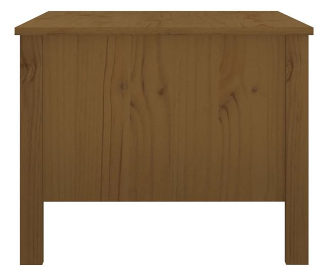 Kavni mizici, medena rjava, 100x50x40 cm, masivno borovo leso