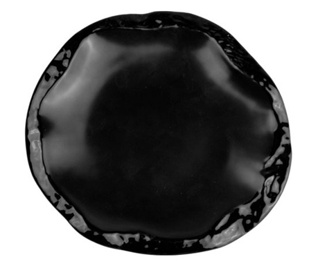 CULINARO BLACK NEST Farfurie intinsa din portelan, 17cm