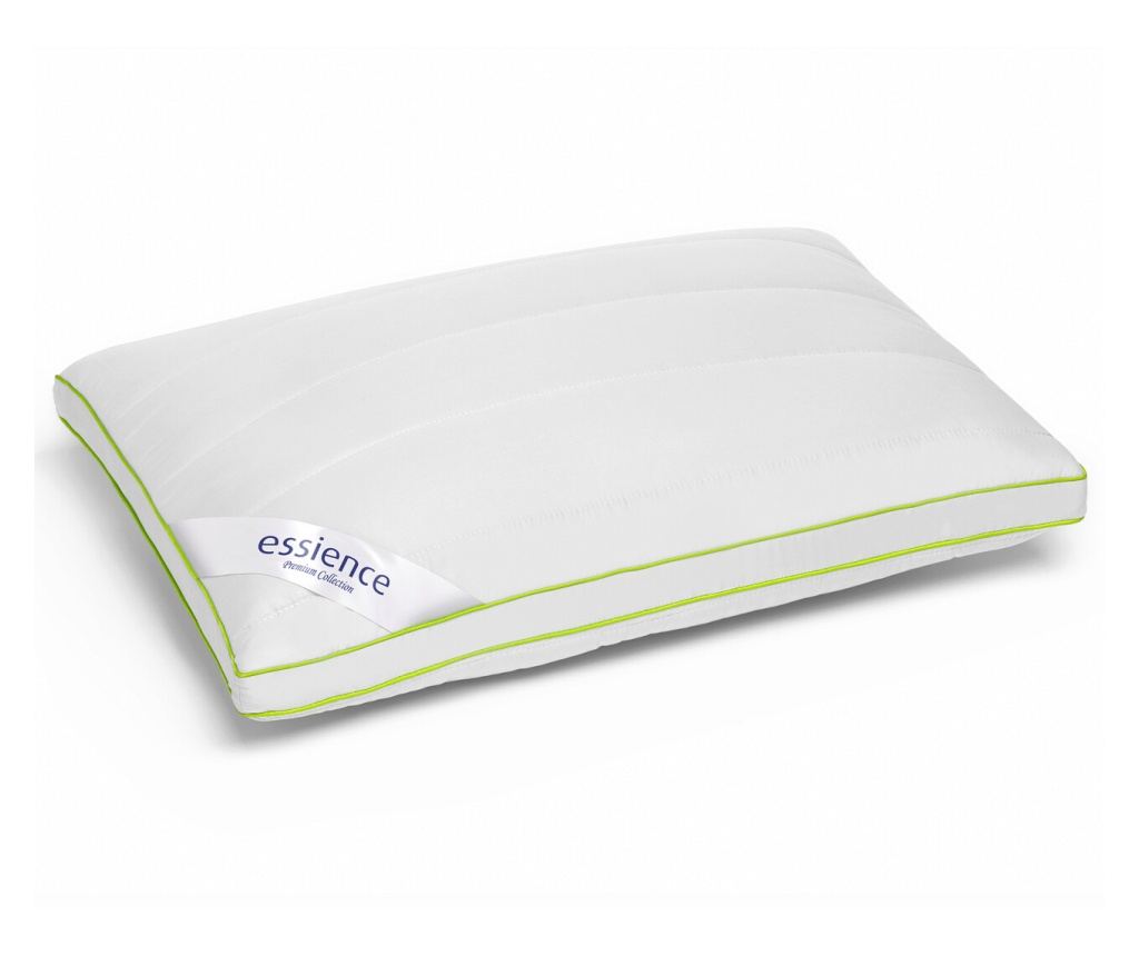 Set 2 perne 50x70 cm, Essience Premium Collection, husa satin bambus; umplutura fulgi memory si nanofibra extrafina; suport orto - 5