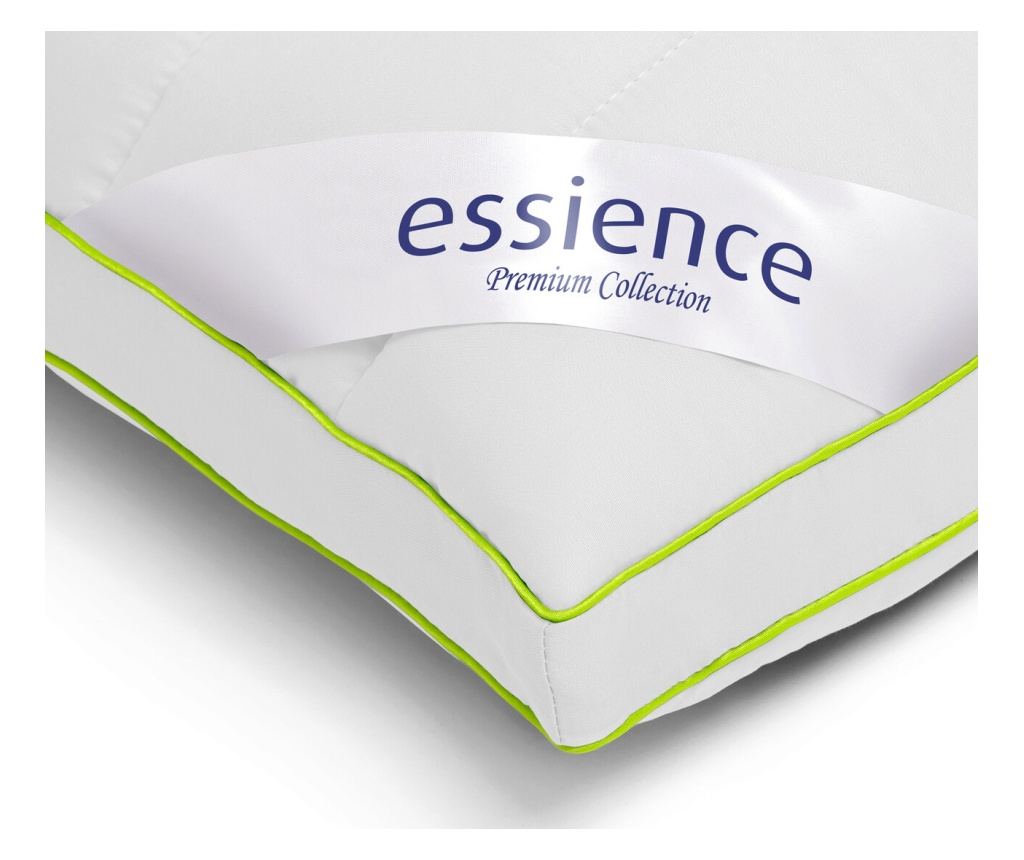 Set 2 perne 50x70 cm, Essience Premium Collection, husa satin bambus; umplutura fulgi memory si nanofibra extrafina; suport orto - 7