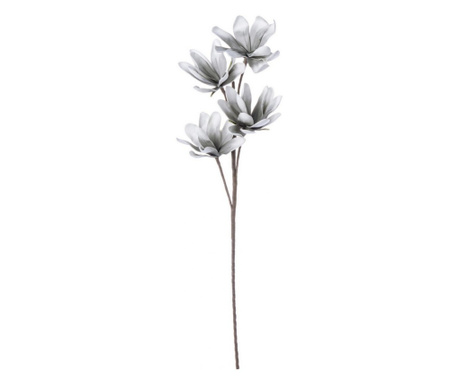 Комплект от 12 сиви изкуствени цветя магнолия 25х92 см