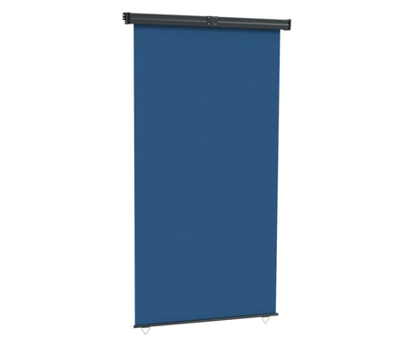 kék oldalsó terasznapellenző 160 x 250 cm