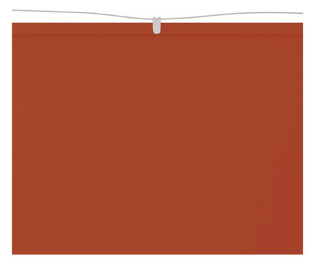 terrakotta oxford-szövet függőleges napellenző 60 x 1000 cm