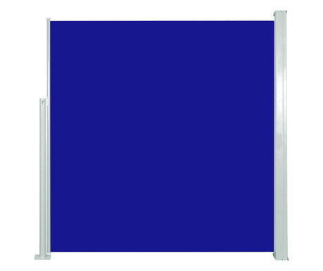 kék kihúzható oldalsó terasz-napellenző 140 x 300 cm