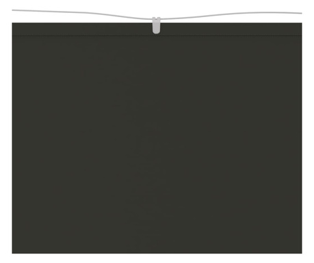 antracitszürke oxford-szövet függőleges napellenző 100x1200 cm