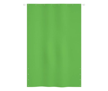 világoszöld oxford-szövet erkélyparaván 160 x 240 cm