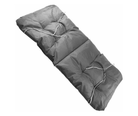 Perna confortabila pentru scaun de gradina 48x48 cm, Gonga® Gri