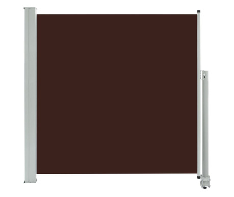barna behúzható oldalsó terasz napellenző 160 x 300 cm