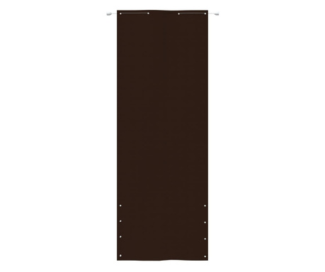 barna oxford-szövet erkélyparaván 80 x 240 cm