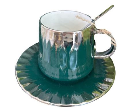 Чаша за чай в зелен цвят 200 ml