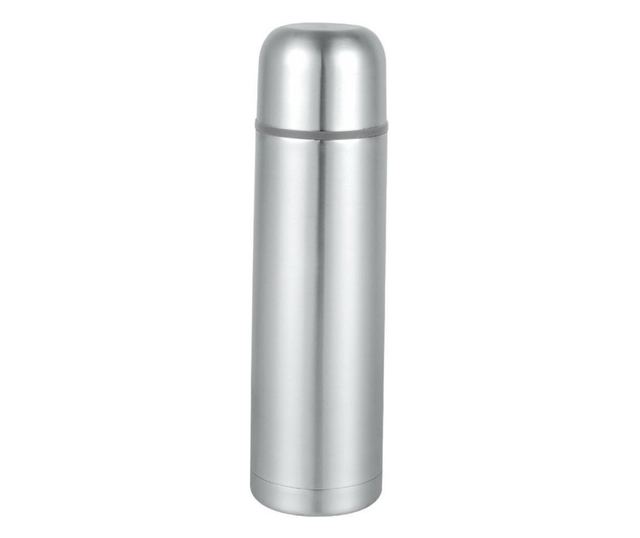 Termos Rosberg R52010C, 350 ml, Pereti dubli, Husa si cana, Inox