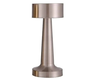 ЛЕД настолна лампа, сребърен цвят, 9x21h см