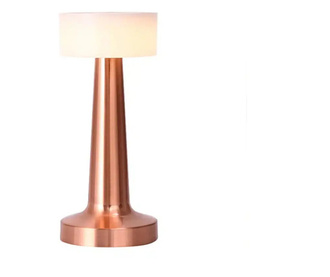 ЛЕД настолна лампа, меден цвят, 9x21h см