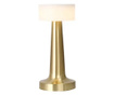 ЛЕД настолна лампа, златен цвят, 9x21h см