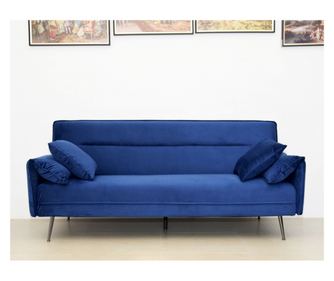 Canapea Fiore 199x95x90 cm Rabatabila Catifea Albastru