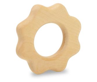 Jucarie de apucare din lemn de artar, forma floare, Gruenspecht 570-V5