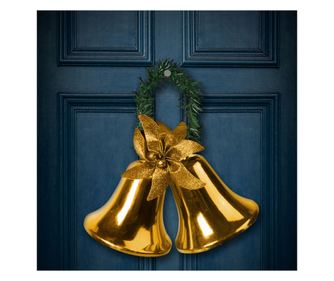 Decor de Craciun - clopotel- culoare aurie