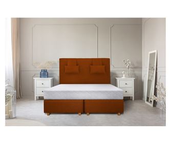 Saltea SuperOrtopedica KONFORTA+ 20 cm, 160x200x20cm, Husa detasabila, lavabila, matlasata, hipoalergenica, Reversibila, Fermita