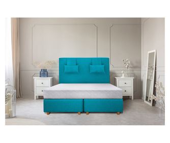 Saltea SuperOrtopedica KONFORTA+ 18 cm, 90x200x18cm, Husa detasabila, lavabila, matlasata, hipoalergenica, Reversibila, Ferma