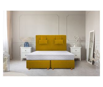 Saltea SuperOrtopedica KONFORTA+ 18 cm, 160x190x18 cm, Husa detasabila, lavabila, matlasata, hipoalergenica, Reversibila, Fermit