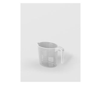 Plastični vrč s mjernom skalom, 1L, 14x12x7 cm