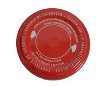 Σετ 50 καπάκια για βάζα, FI 48 mm, πολυτελές μοντέλο, διάφορα χρώματα