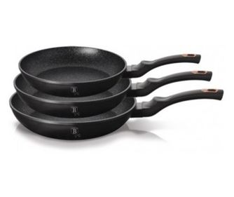 Set 3 tigai marmorate Black Rose Berlinger Haus BH 6158F