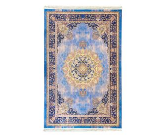 Персийски килим, 150Х225 см,Коприна и памук, цвят Многоцветен