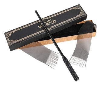 THK Bagheta Magica Harry Potter cu mingi de foc - 1x Snape-Foc, Hartie incendio, Incarcator Usb, Bilet tren catre scoala de magi