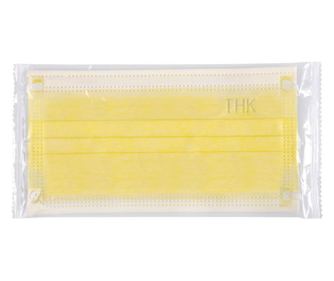 Set 30 de bucati Masti medicale faciale, THK , ambalate individual, 3 pliuri, 3 straturi, culoare galben
