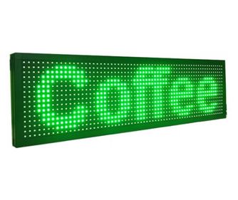 Panou Led de Exterior Programabil/Reclama Luminoasa 100x40 VERDE