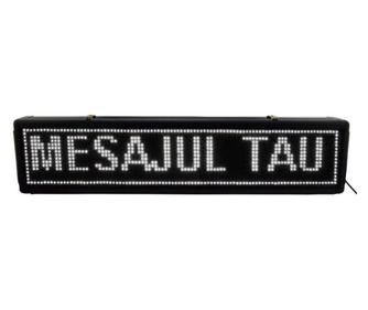 Panou Led de Exterior Programabil/Reclama Luminoasa 135x55 ALB