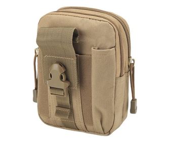 IdeallStore® vojna taktička torbica, Trooper Reach, poliester, kapacitet 1L, 18 cm, bež