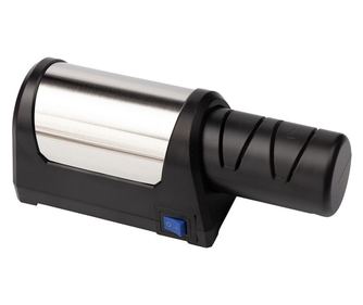 Ascutitoare electrica pentru cutite IdeallStore®, Power Sharpener, 2 grade, negru