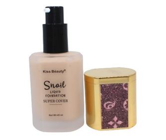 Alapozó csigakivonattal és fedővel, Kiss Beauty, Snail, Super Cover, 220, 45 ml
