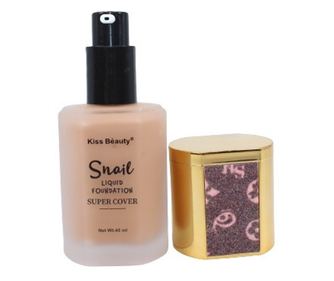 Alapozó csigakivonattal és fedővel, Kiss Beauty, Snail, Super Cover, 332, 45 ml