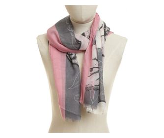 Fular pentru dama,PAMI, ED-0523-380-1, Roz