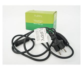 Alimentator Instalatie Craciun IP65, fir negru, 220v, Tip Tub