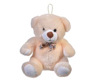 Ursulet din plus, moale si catifelat, 21 cm, bej