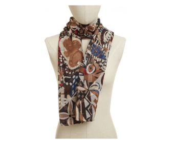 Esarfa pentru dama,PAMI, ED-0523-395-2, Maro, 180 X 90 cm