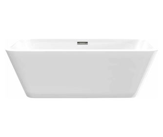 Ελεύθερη μπανιέρα Cada Harmony, 168 x 75 cm, ακρυλική, λευκή