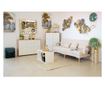 Canapea Clara 200x78x62 cm Rabatabila Stofa Crem
