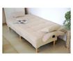 Canapea Clara 200x78x62 cm Rabatabila Stofa Crem