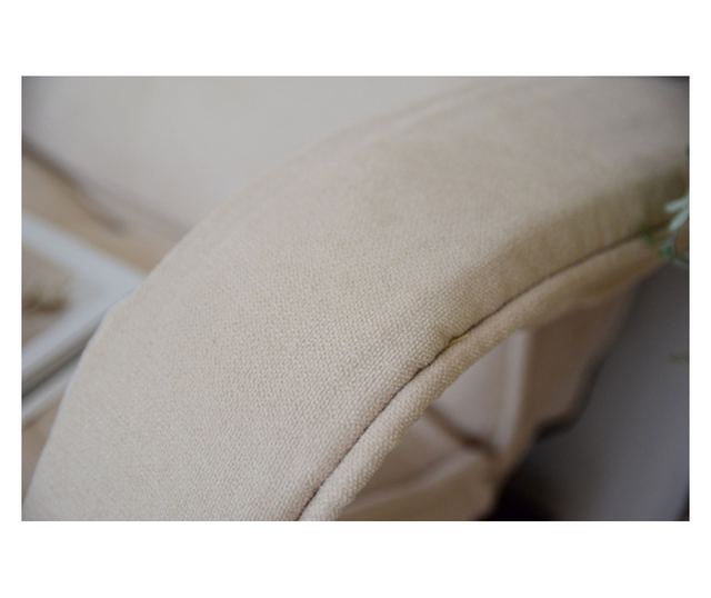Canapea Clara 200x78x62 cm Rabatabila Stofa Crem