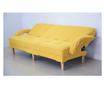 Canapea Clara 200x78x62 cm Rabatabila Stofa Galben
