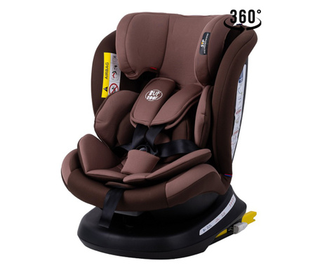 Scaun Auto Tweety Plus DELUXE BUF BOOF Coffee cu Isofix rotativ 360 grade 0 36 kg