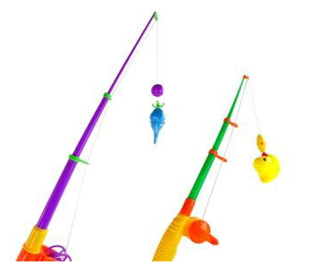 Set de pescuit, undita pentru copii cu accesorii, pestisori si diverse  animale acvatice, 13073 - Vivre