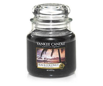 Свещ Yankee Candle, Black Coconut, Голям Буркан