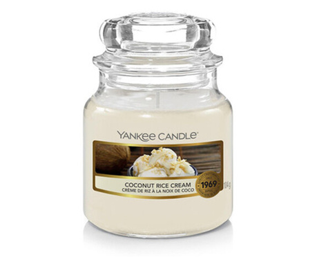 Свещ Yankee Candle, Coconut Rice Cream, Среден Буркан