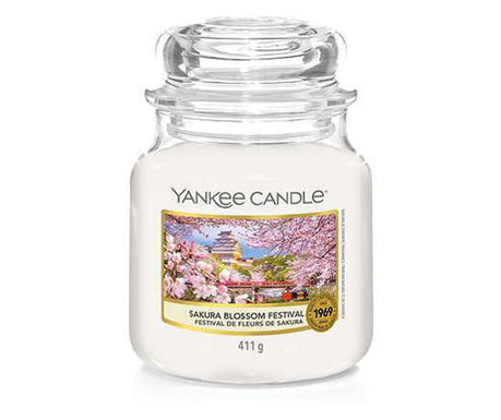 Свещ Yankee Candle, Sakura Blossom Fest, Среден Буркан